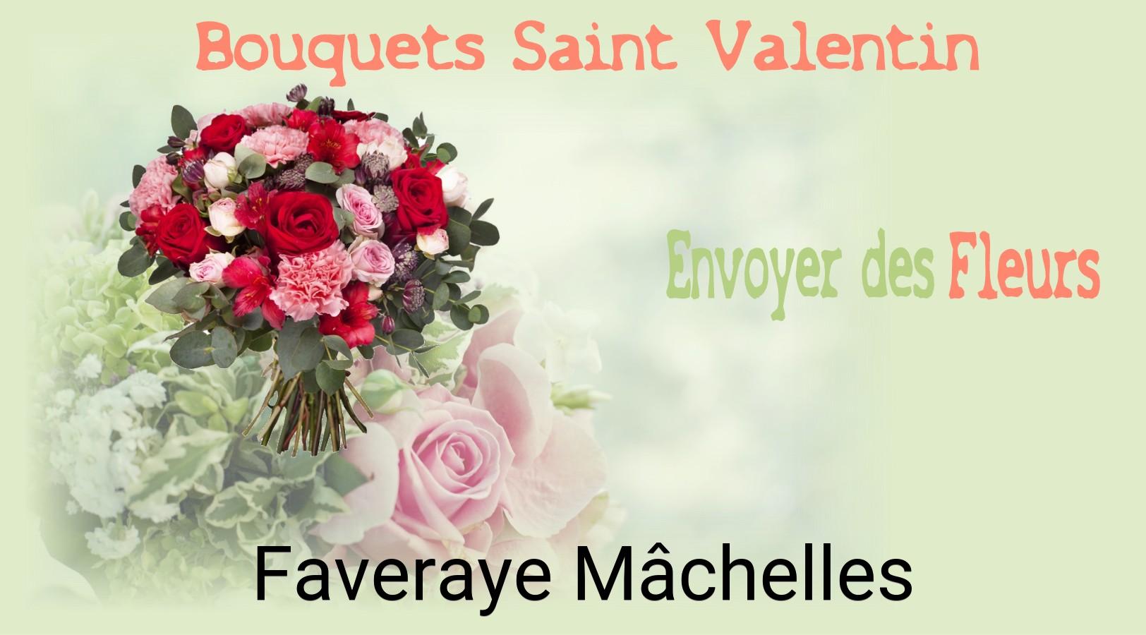 Roses de Saint-Valentin livrées à Faveraye-Mâchelles